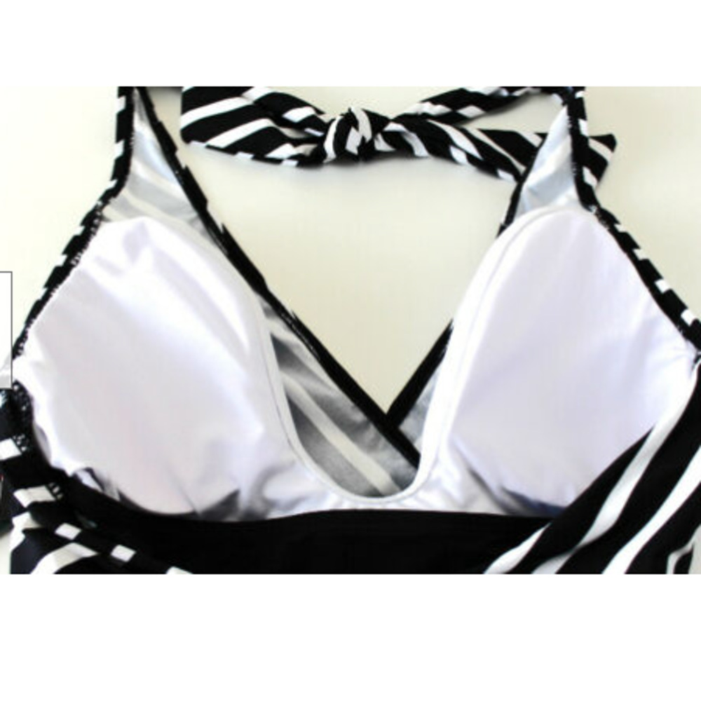 LAUREN RALPH LAUREN Halter One-Piece Swimsuit Size 12 Black Retail $130 - Picture 4 of 4
